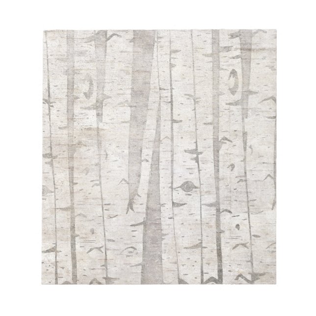 Birch Trees Notepad (Front)