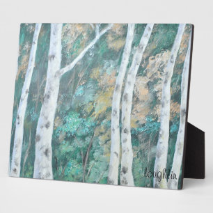 Birch Trees Plaque