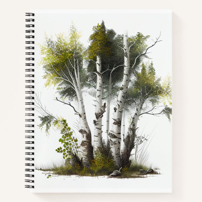 Birch Trees, The Birches Northern Ireland Notebook (Front)