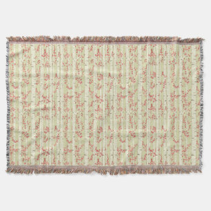 birch trees throw blanket