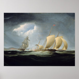 Birch Tripoli Enterprise Ship Painting Poster