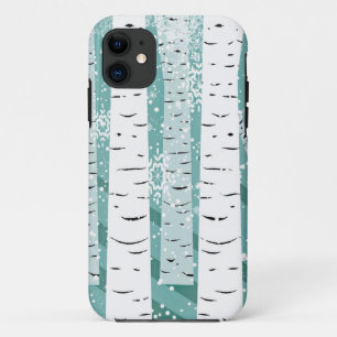 Birch Trunk Trees iPhone 11 Case