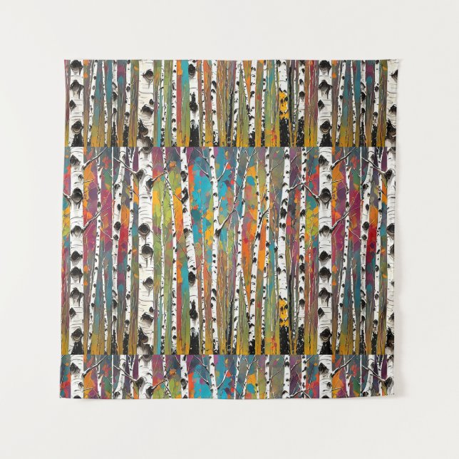 Birch Woods Thunder_Cove Tapestry (Front (Horizontal))