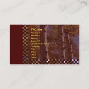 Birches Business Card