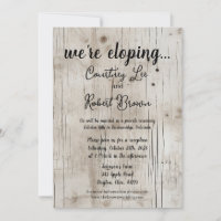 Birchwood Elopement Annoucement