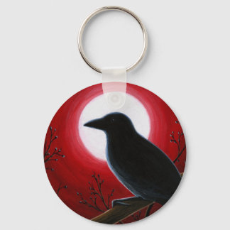 Bird 62 Crow Raven Key Ring