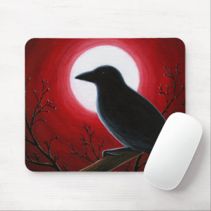 Bird 62 Crow Raven Mouse Pad