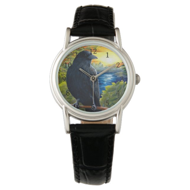 Bird 63 crow raven watch (Front)