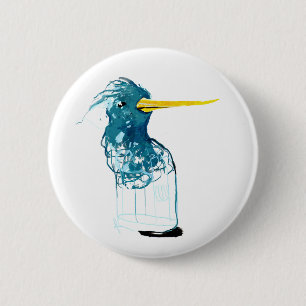 Bird 6 Cm Round Badge
