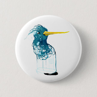 Bird 6 Cm Round Badge