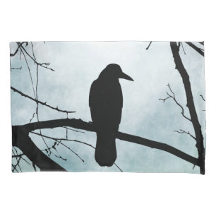 bird 77 Crow Raven Pillowcase