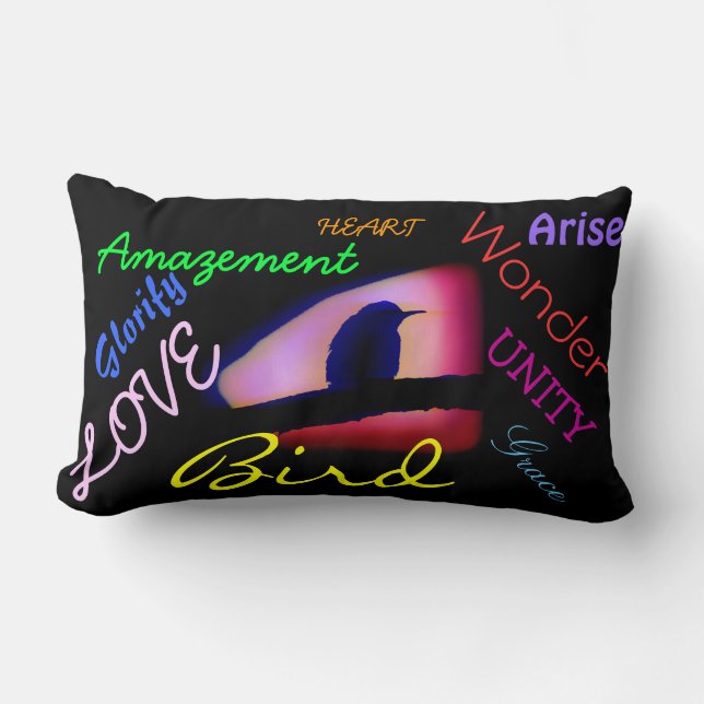 Bird 9 lumbar cushion (Front)