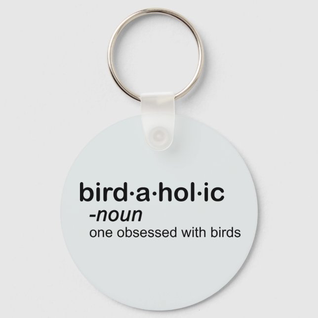 bird a hol ic key ring (Front)