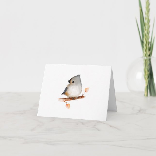 Bird All Occasion Blank Folded Greeting Card (Front)