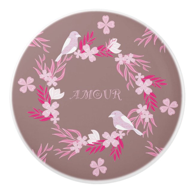 bird amour ceramic knob (Front)