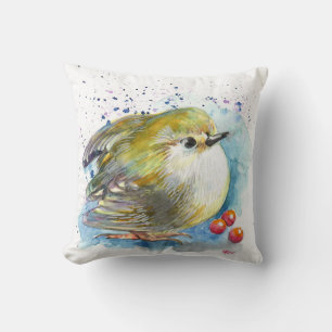 Bird and Berries Cushion
