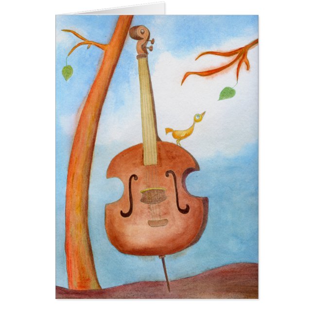 Bird and cello (Front)