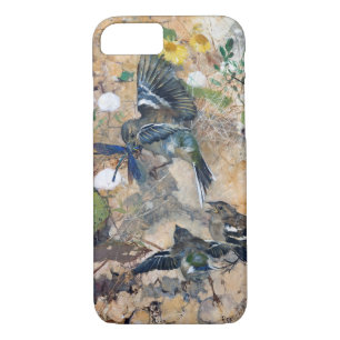 Bird and Dragonfly, Bruno Liljefors iPhone 8/7 Case
