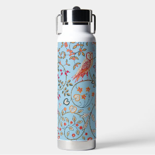 Bird and Floral Pattern, William Morris Water Bottle