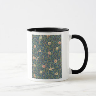 'Bird and Pomegranate' Wallpaper Design, printed b Mug
