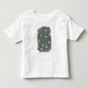 'Bird and Pomegranate' Wallpaper Design, printed b Toddler T-Shirt