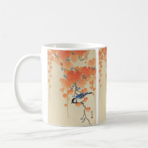 Bird and Red Ivy by Ohara Koson Coffee Mug