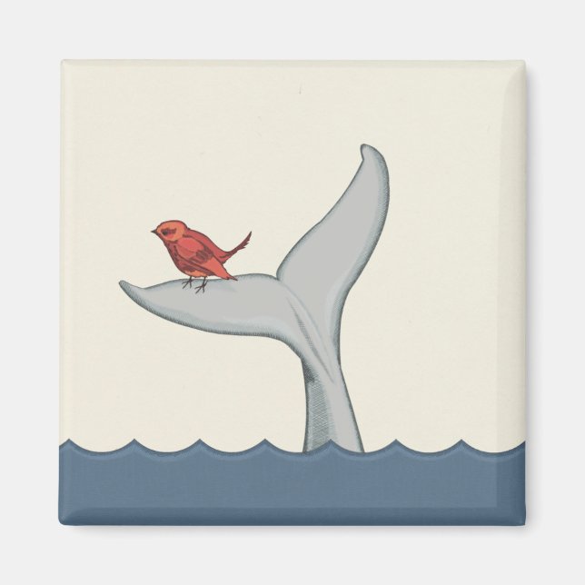 Bird and Whale Magnet (Front)