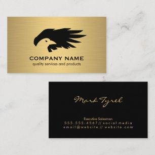 Bird and Wing Logo Business Card