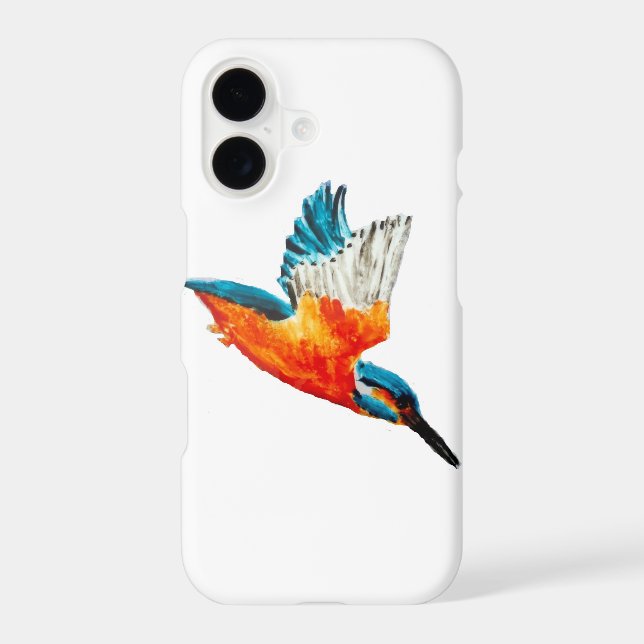 Bird Art Flying Kingfisher (Back)