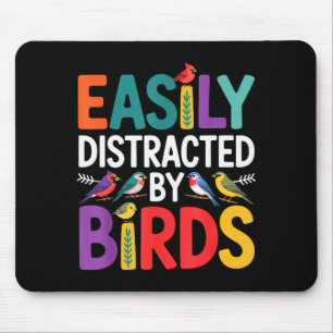 Bird Art For Men Women Kid Bird Watching Birding B Mouse Pad