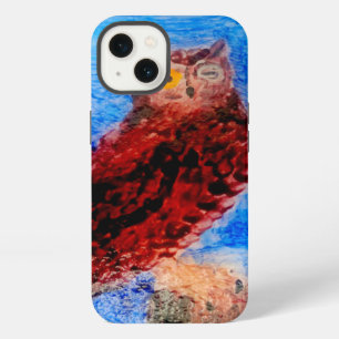 Bird Art Night Owl iPhone Case