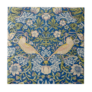 Bird Art Nouveau Design Ceramic Tile