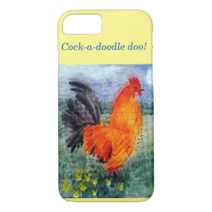 Bird Art Rooster Chicken iPhone 8/7 Case