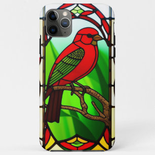 Bird Artwork in Bold Decorative Patterns iPhone 11 Pro Max Case