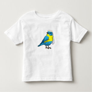Bird as Bride with Wreath of flowers Toddler T-Shirt