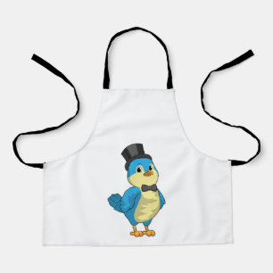 Bird as Groom with Ribbon Apron