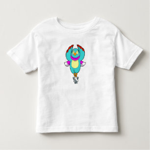 Bird at Ice skating with Ice skates.PNG Toddler T-Shirt