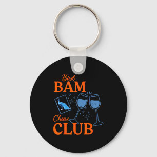 Bird bam cheers club peacock mahjong chinese mah key ring