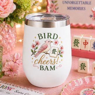Bird Bam Mahjong Floral Elegant