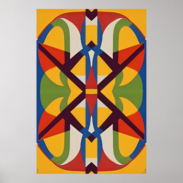 Bird Bath - Ken Gauge Art Poster (Front)