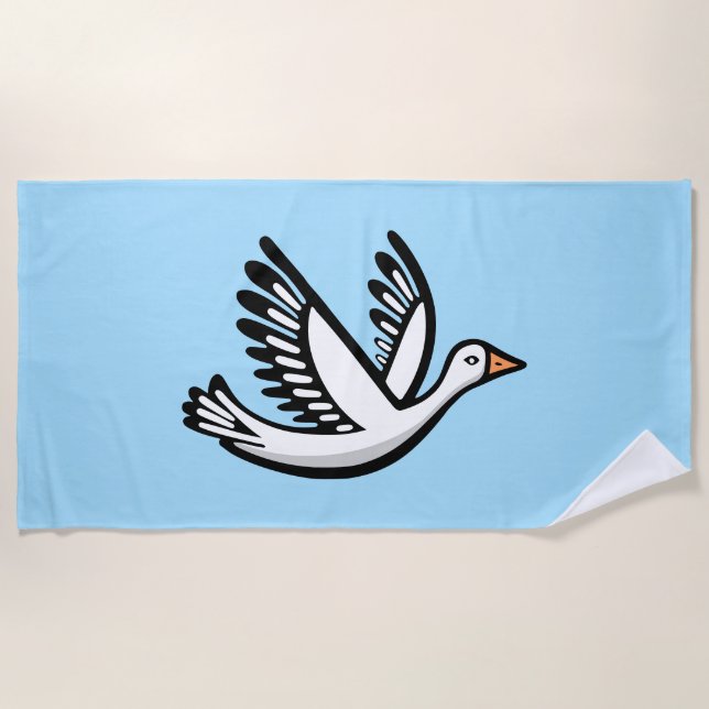Bird Beach Towel (Front)