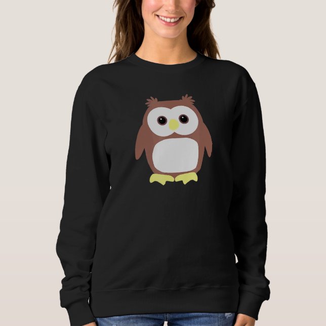 Bird Bird Of Prey Night Bird Owls Owl Sweatshirt (Front)