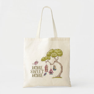 Bird Birdhouse Home Tote Bag