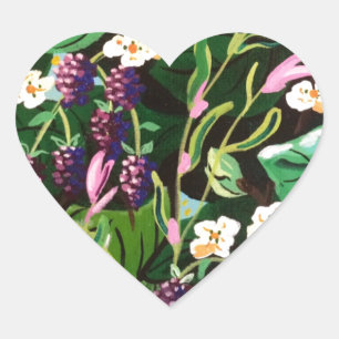 Bird, Birds and More Birds! Heart Sticker