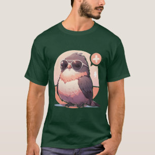 Bird Birds Funny Animals Forest Creatures Animal b T-Shirt