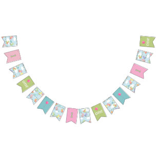 Bird Birthday number banner