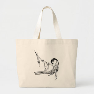 Bird / Black-Capped Chickadee Large Tote Bag