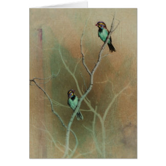 Bird Blank Card by Andrew Denman