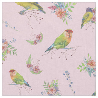Bird Botanical Fabric