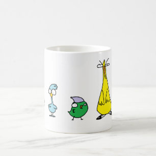 Bird brain coffee mug